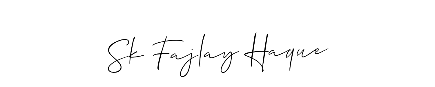 Best and Professional Signature Style for Sk Fajlay Haque. Allison_Script Best Signature Style Collection. Sk Fajlay Haque signature style 2 images and pictures png