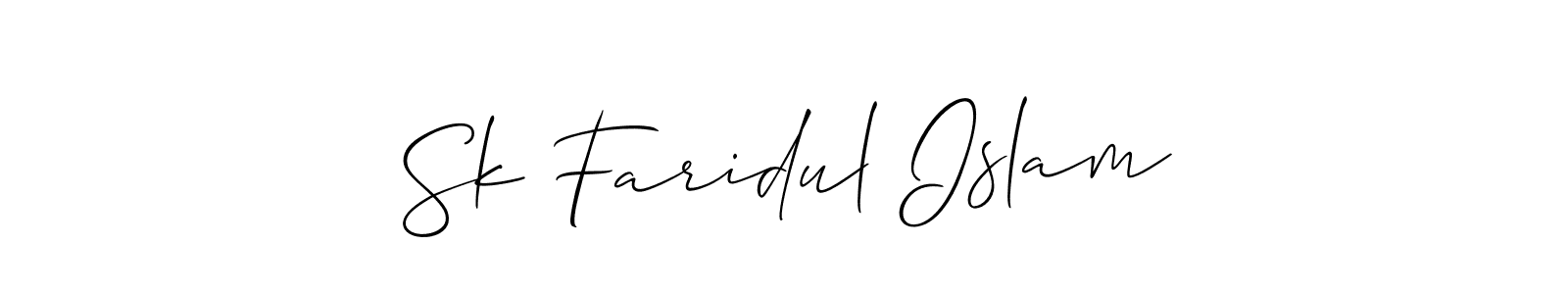 You can use this online signature creator to create a handwritten signature for the name Sk Faridul Islam. This is the best online autograph maker. Sk Faridul Islam signature style 2 images and pictures png
