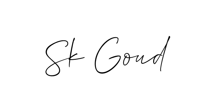 Make a beautiful signature design for name Sk Goud. Use this online signature maker to create a handwritten signature for free. Sk Goud signature style 2 images and pictures png