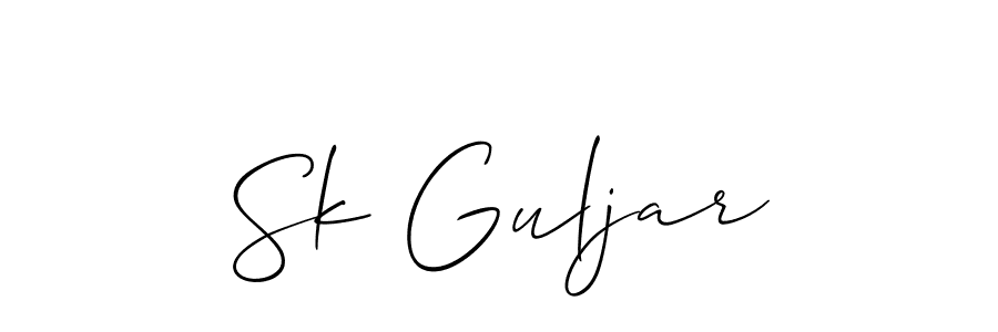 Once you've used our free online signature maker to create your best signature Allison_Script style, it's time to enjoy all of the benefits that Sk Guljar name signing documents. Sk Guljar signature style 2 images and pictures png