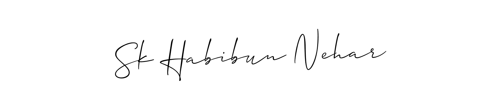 Here are the top 10 professional signature styles for the name Sk Habibun Nehar. These are the best autograph styles you can use for your name. Sk Habibun Nehar signature style 2 images and pictures png