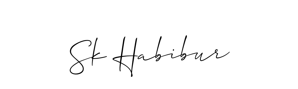 Best and Professional Signature Style for Sk Habibur. Allison_Script Best Signature Style Collection. Sk Habibur signature style 2 images and pictures png