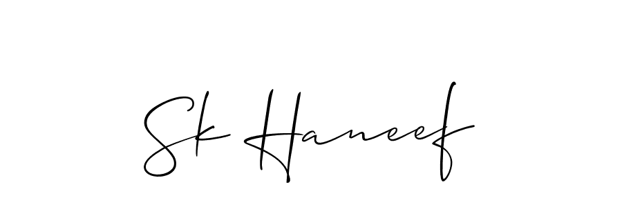 Once you've used our free online signature maker to create your best signature Allison_Script style, it's time to enjoy all of the benefits that Sk Haneef name signing documents. Sk Haneef signature style 2 images and pictures png