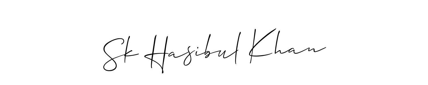 Make a beautiful signature design for name Sk Hasibul Khan. Use this online signature maker to create a handwritten signature for free. Sk Hasibul Khan signature style 2 images and pictures png