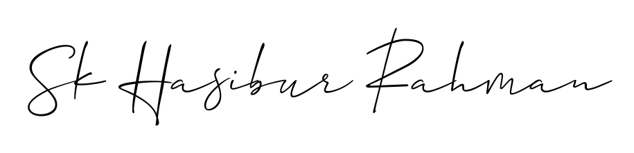 Download transparent PNG signature for name Sk Hasibur Rahman styled with Allison_Script font. Ready to paste directly into PDF and Word agreements. Sk Hasibur Rahman signature style 2 images and pictures png