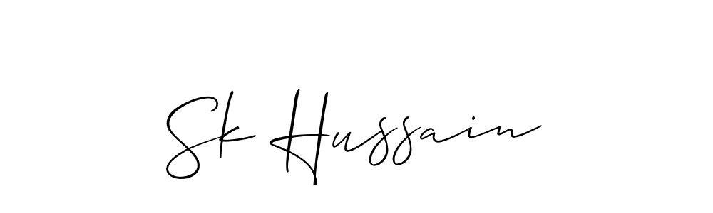 Similarly Allison_Script is the best handwritten signature design. Signature creator online .You can use it as an online autograph creator for name Sk Hussain. Sk Hussain signature style 2 images and pictures png