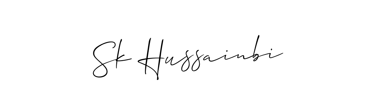 Once you've used our free online signature maker to create your best signature Allison_Script style, it's time to enjoy all of the benefits that Sk Hussainbi name signing documents. Sk Hussainbi signature style 2 images and pictures png