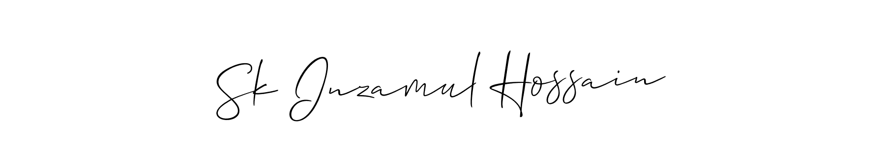 It looks lik you need a new signature style for name Sk Inzamul Hossain. Design unique handwritten (Allison_Script) signature with our free signature maker in just a few clicks. Sk Inzamul Hossain signature style 2 images and pictures png