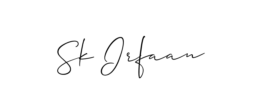 Also You can easily find your signature by using the search form. We will create Sk Irfaan name handwritten signature images for you free of cost using Allison_Script sign style. Sk Irfaan signature style 2 images and pictures png