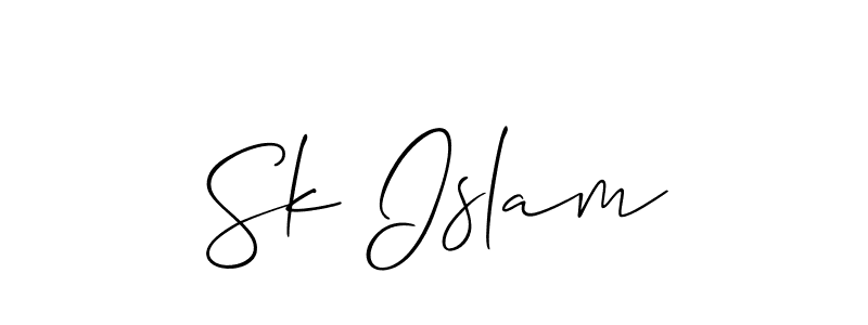 You can use this online signature creator to create a handwritten signature for the name Sk Islam. This is the best online autograph maker. Sk Islam signature style 2 images and pictures png