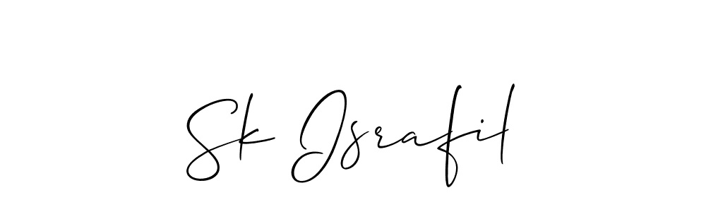 Make a short Sk Israfil signature style. Manage your documents anywhere anytime using Allison_Script. Create and add eSignatures, submit forms, share and send files easily. Sk Israfil signature style 2 images and pictures png