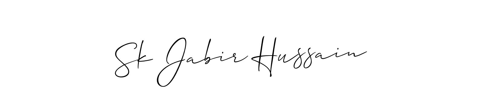 Once you've used our free online signature maker to create your best signature Allison_Script style, it's time to enjoy all of the benefits that Sk Jabir Hussain name signing documents. Sk Jabir Hussain signature style 2 images and pictures png