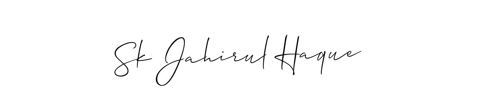 How to Draw Sk Jahirul Haque signature style? Allison_Script is a latest design signature styles for name Sk Jahirul Haque. Sk Jahirul Haque signature style 2 images and pictures png