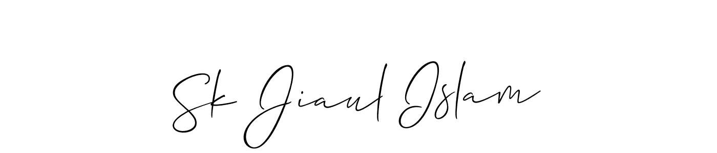 Make a beautiful signature design for name Sk Jiaul Islam. Use this online signature maker to create a handwritten signature for free. Sk Jiaul Islam signature style 2 images and pictures png