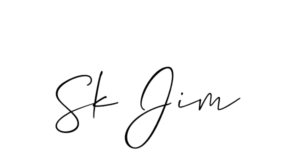 Make a beautiful signature design for name Sk Jim. Use this online signature maker to create a handwritten signature for free. Sk Jim signature style 2 images and pictures png