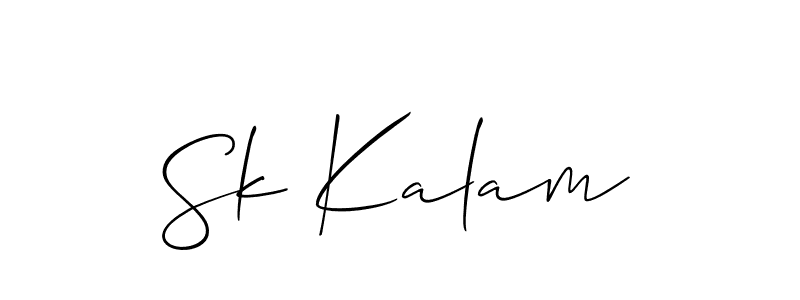 Make a beautiful signature design for name Sk Kalam. Use this online signature maker to create a handwritten signature for free. Sk Kalam signature style 2 images and pictures png