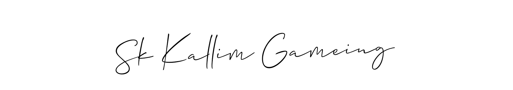 See photos of Sk Kallim Gameing official signature by Spectra . Check more albums & portfolios. Read reviews & check more about Allison_Script font. Sk Kallim Gameing signature style 2 images and pictures png