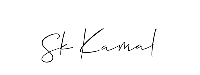 You can use this online signature creator to create a handwritten signature for the name Sk Kamal. This is the best online autograph maker. Sk Kamal signature style 2 images and pictures png