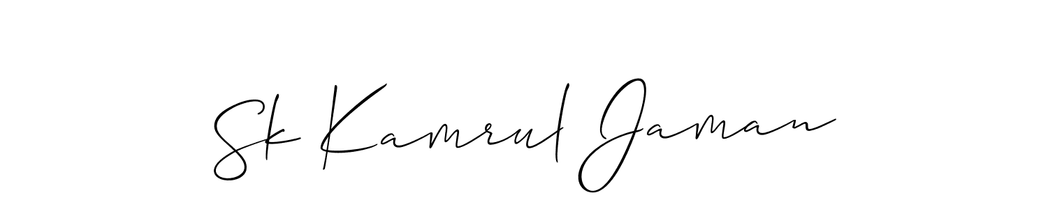 Make a beautiful signature design for name Sk Kamrul Jaman. Use this online signature maker to create a handwritten signature for free. Sk Kamrul Jaman signature style 2 images and pictures png