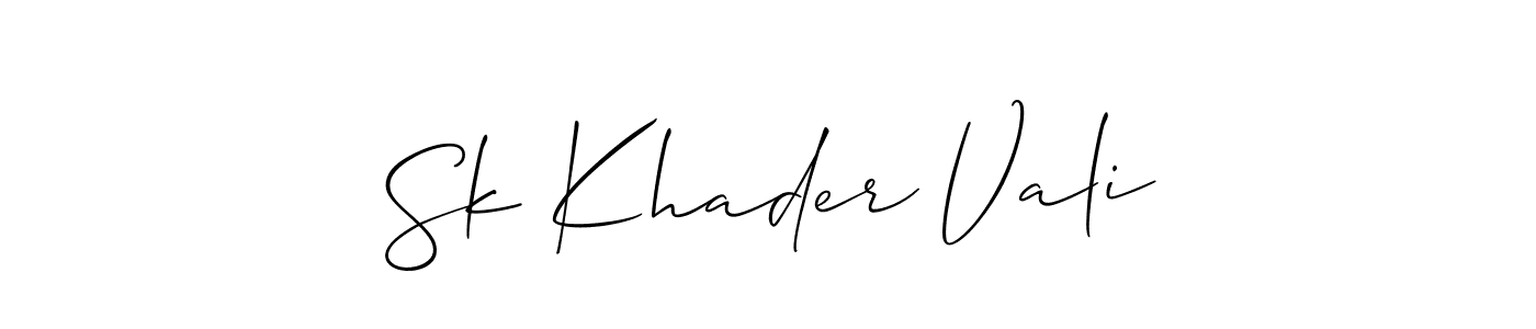 Here are the top 10 professional signature styles for the name Sk Khader Vali. These are the best autograph styles you can use for your name. Sk Khader Vali signature style 2 images and pictures png