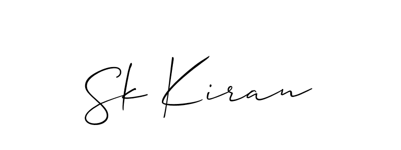 Make a beautiful signature design for name Sk Kiran. Use this online signature maker to create a handwritten signature for free. Sk Kiran signature style 2 images and pictures png