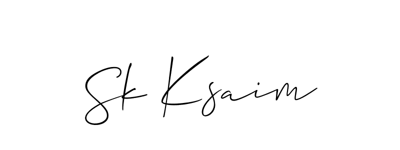 Make a beautiful signature design for name Sk Ksaim. Use this online signature maker to create a handwritten signature for free. Sk Ksaim signature style 2 images and pictures png