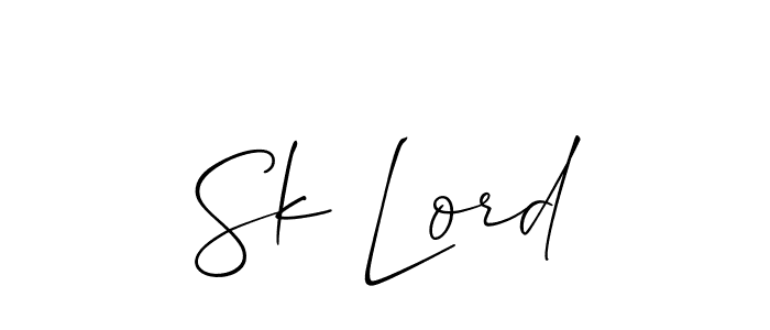 Make a short Sk Lord signature style. Manage your documents anywhere anytime using Allison_Script. Create and add eSignatures, submit forms, share and send files easily. Sk Lord signature style 2 images and pictures png