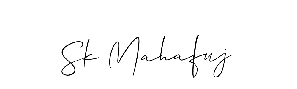 How to Draw Sk Mahafuj signature style? Allison_Script is a latest design signature styles for name Sk Mahafuj. Sk Mahafuj signature style 2 images and pictures png