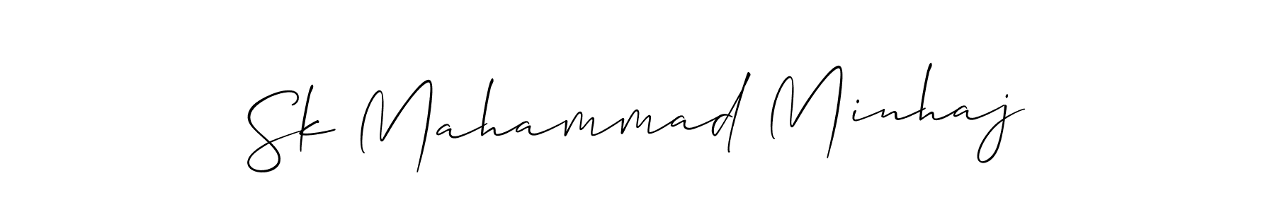 Similarly Allison_Script is the best handwritten signature design. Signature creator online .You can use it as an online autograph creator for name Sk Mahammad Minhaj. Sk Mahammad Minhaj signature style 2 images and pictures png