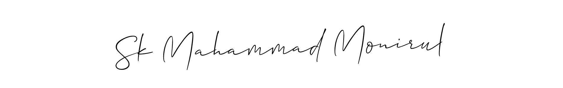 It looks lik you need a new signature style for name Sk Mahammad Monirul. Design unique handwritten (Allison_Script) signature with our free signature maker in just a few clicks. Sk Mahammad Monirul signature style 2 images and pictures png