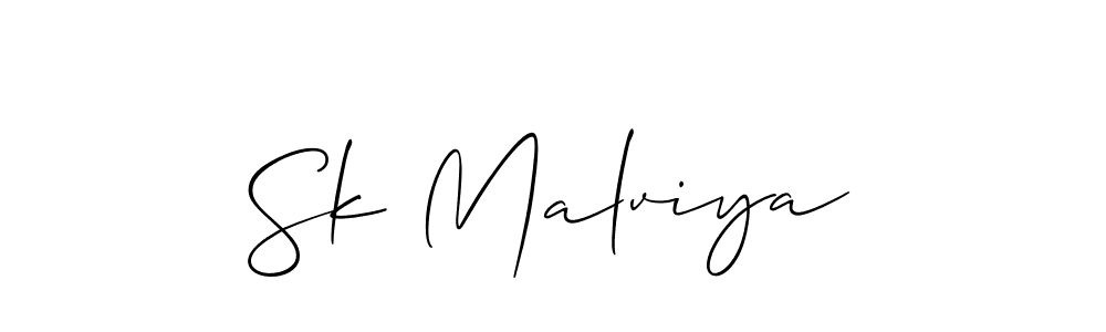 Best and Professional Signature Style for Sk Malviya. Allison_Script Best Signature Style Collection. Sk Malviya signature style 2 images and pictures png