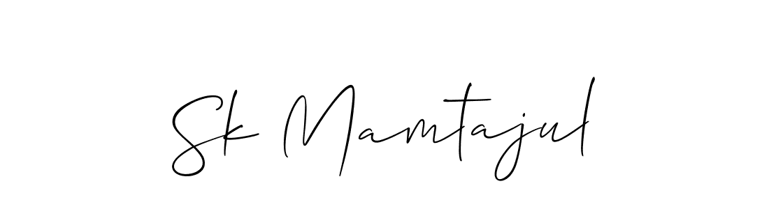 It looks lik you need a new signature style for name Sk Mamtajul. Design unique handwritten (Allison_Script) signature with our free signature maker in just a few clicks. Sk Mamtajul signature style 2 images and pictures png