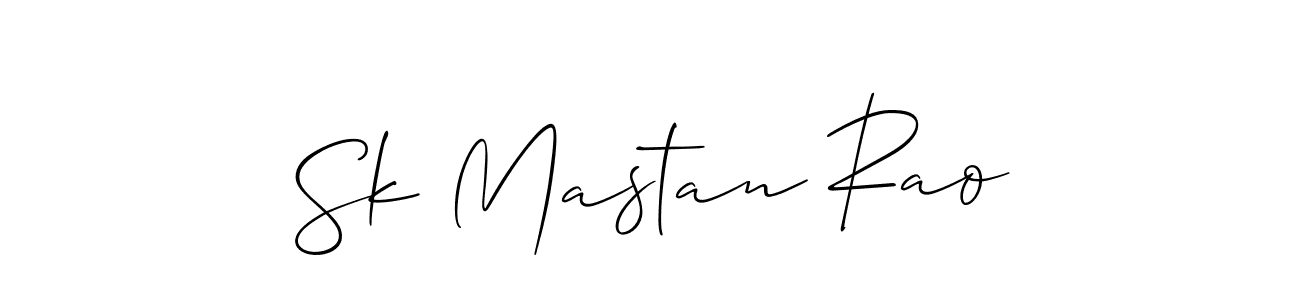 Sk Mastan Rao stylish signature style. Best Handwritten Sign (Allison_Script) for my name. Handwritten Signature Collection Ideas for my name Sk Mastan Rao. Sk Mastan Rao signature style 2 images and pictures png