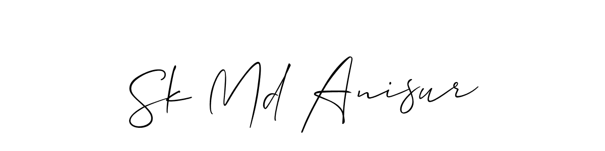 Make a beautiful signature design for name Sk Md Anisur. Use this online signature maker to create a handwritten signature for free. Sk Md Anisur signature style 2 images and pictures png