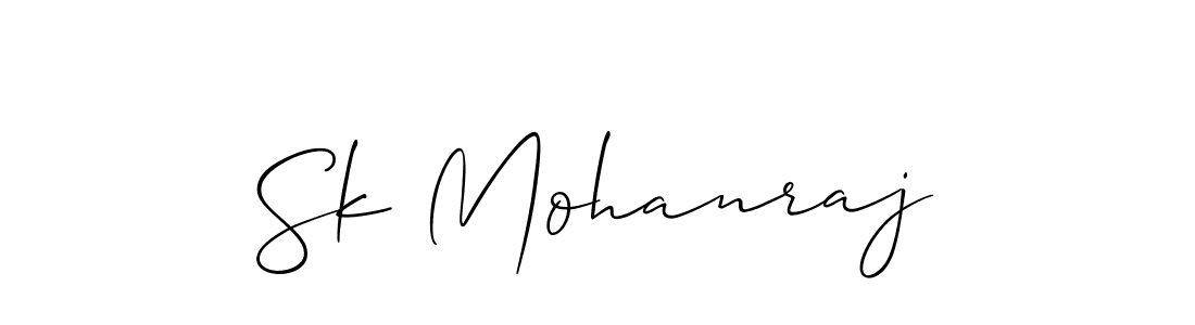 Also You can easily find your signature by using the search form. We will create Sk Mohanraj name handwritten signature images for you free of cost using Allison_Script sign style. Sk Mohanraj signature style 2 images and pictures png