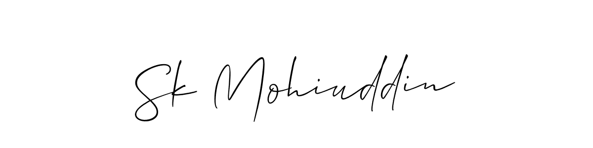 Also You can easily find your signature by using the search form. We will create Sk Mohiuddin name handwritten signature images for you free of cost using Allison_Script sign style. Sk Mohiuddin signature style 2 images and pictures png