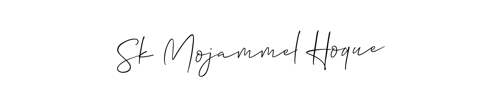 Sk Mojammel Hoque stylish signature style. Best Handwritten Sign (Allison_Script) for my name. Handwritten Signature Collection Ideas for my name Sk Mojammel Hoque. Sk Mojammel Hoque signature style 2 images and pictures png
