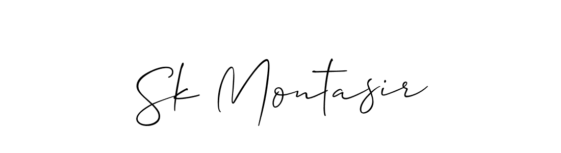 if you are searching for the best signature style for your name Sk Montasir. so please give up your signature search. here we have designed multiple signature styles  using Allison_Script. Sk Montasir signature style 2 images and pictures png