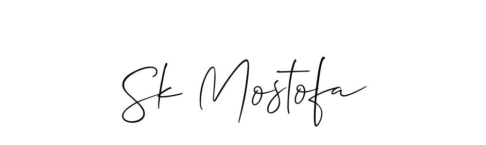 Allison_Script is a professional signature style that is perfect for those who want to add a touch of class to their signature. It is also a great choice for those who want to make their signature more unique. Get Sk Mostofa name to fancy signature for free. Sk Mostofa signature style 2 images and pictures png
