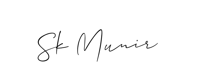 Once you've used our free online signature maker to create your best signature Allison_Script style, it's time to enjoy all of the benefits that Sk Munir name signing documents. Sk Munir signature style 2 images and pictures png