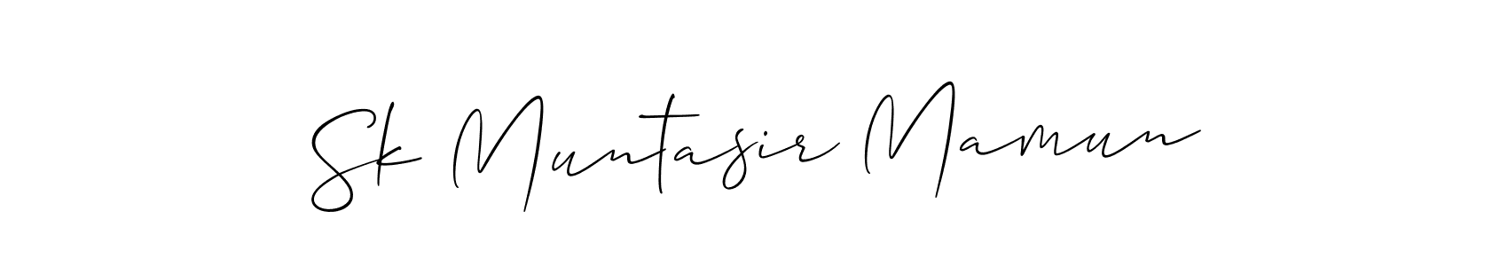 Make a beautiful signature design for name Sk Muntasir Mamun. Use this online signature maker to create a handwritten signature for free. Sk Muntasir Mamun signature style 2 images and pictures png