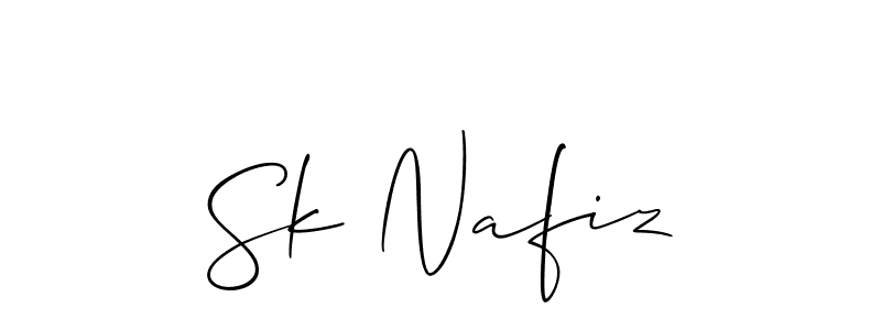 Best and Professional Signature Style for Sk Nafiz. Allison_Script Best Signature Style Collection. Sk Nafiz signature style 2 images and pictures png