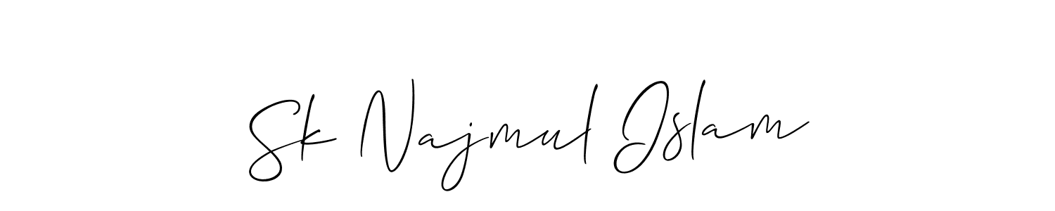Here are the top 10 professional signature styles for the name Sk Najmul Islam. These are the best autograph styles you can use for your name. Sk Najmul Islam signature style 2 images and pictures png