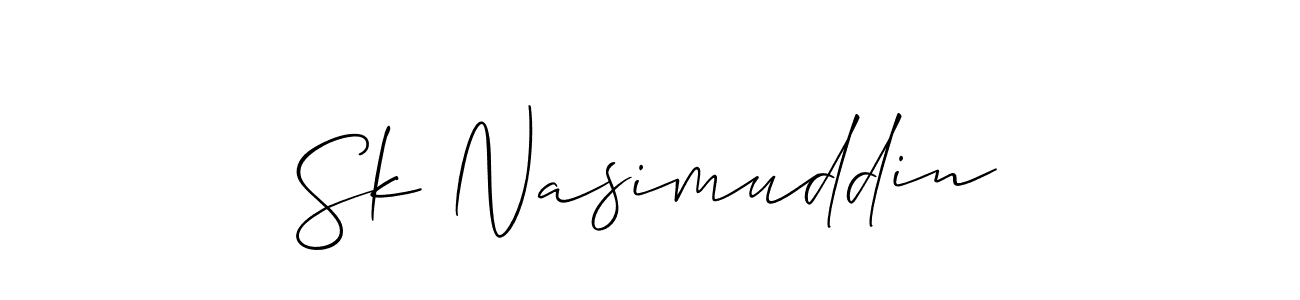 Best and Professional Signature Style for Sk Nasimuddin. Allison_Script Best Signature Style Collection. Sk Nasimuddin signature style 2 images and pictures png