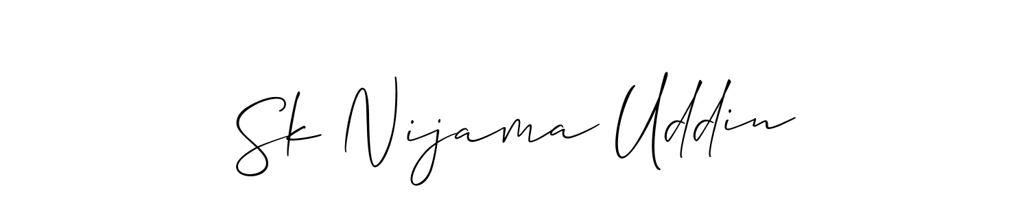 Check out images of Autograph of Sk Nijama Uddin name. Actor Sk Nijama Uddin Signature Style. Allison_Script is a professional sign style online. Sk Nijama Uddin signature style 2 images and pictures png