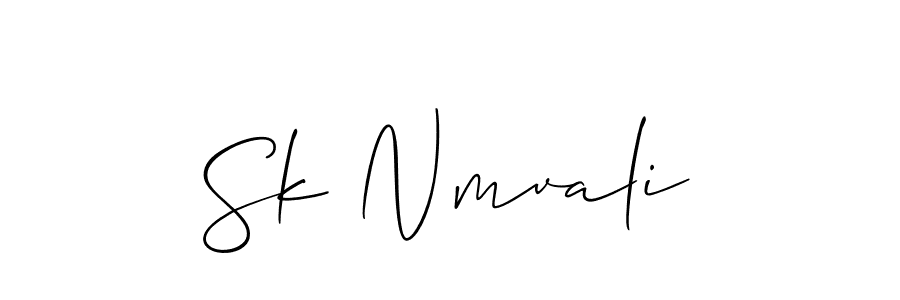 Make a beautiful signature design for name Sk Nmvali. Use this online signature maker to create a handwritten signature for free. Sk Nmvali signature style 2 images and pictures png