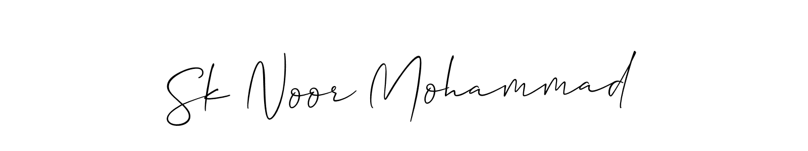 This is the best signature style for the Sk Noor Mohammad name. Also you like these signature font (Allison_Script). Mix name signature. Sk Noor Mohammad signature style 2 images and pictures png