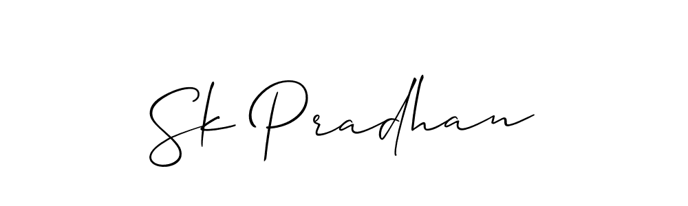 You can use this online signature creator to create a handwritten signature for the name Sk Pradhan. This is the best online autograph maker. Sk Pradhan signature style 2 images and pictures png