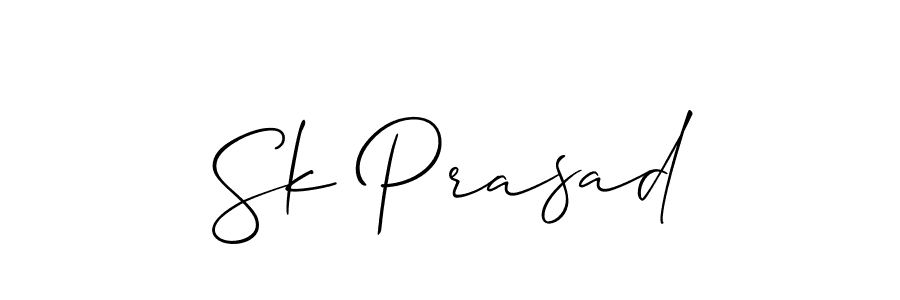 Best and Professional Signature Style for Sk Prasad. Allison_Script Best Signature Style Collection. Sk Prasad signature style 2 images and pictures png