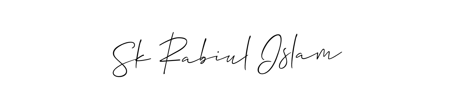 Best and Professional Signature Style for Sk Rabiul Islam. Allison_Script Best Signature Style Collection. Sk Rabiul Islam signature style 2 images and pictures png